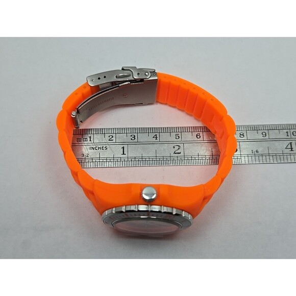 Seapro SP3218 Spring Orange Quartz Womens Watch Silicone 36mm New Battery WR30M - Picture 10 of 10